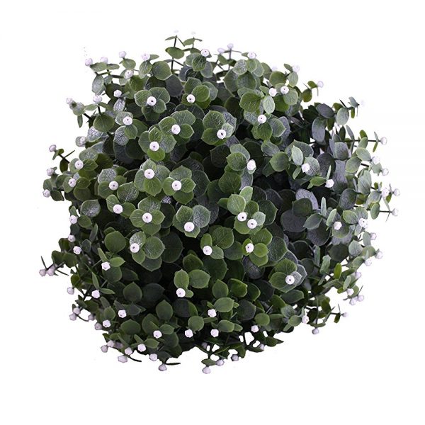 Artificial yellow lavender topiary (30cm) The Artificial Flowers Company