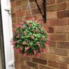 Artificial pink lavender topiary ball (38cm) - Image 3