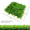 Artificial hedge greenery panel