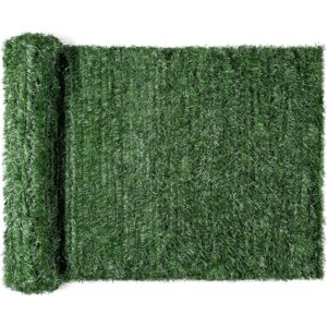 Christow artificial conifer hedge screening, 3m wide and 1m high