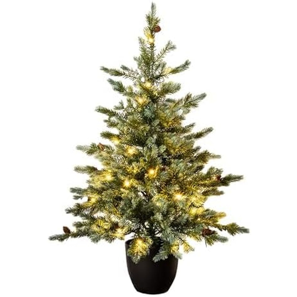 Cairngorm pine outdoor Christmas tree with warm white lights (3ft)