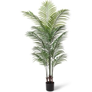 Crosofmi artificial areca palm with feathery fronds (150cm)