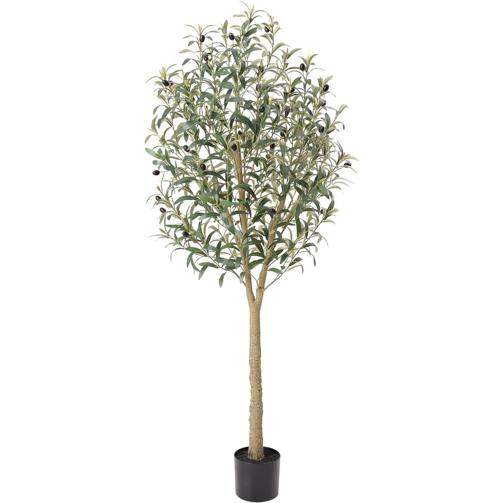 Crosofmi artificial olive tree in a black pot (150cm)