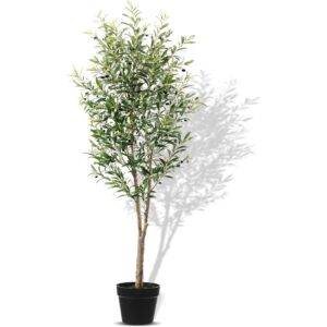 Crystals tall artificial olive tree for a welcoming entrance (210cm)