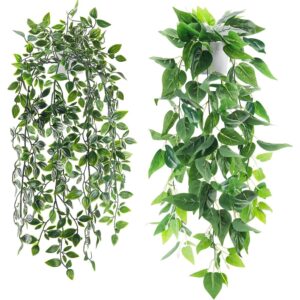 Der Rose artificial trailing pothos and ivy-style plants (pair)