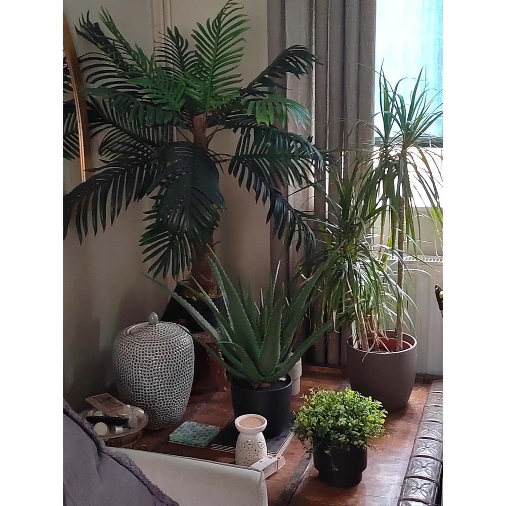 INMOZATA artificial areca palm for home and garden (100cm) - Image 2