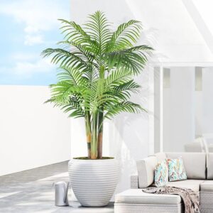 Keeplush artificial golden cane palm with three trunks (150cm)