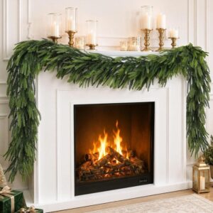 N&T NIETING natural-look Norfolk pine Christmas garland (270cm)