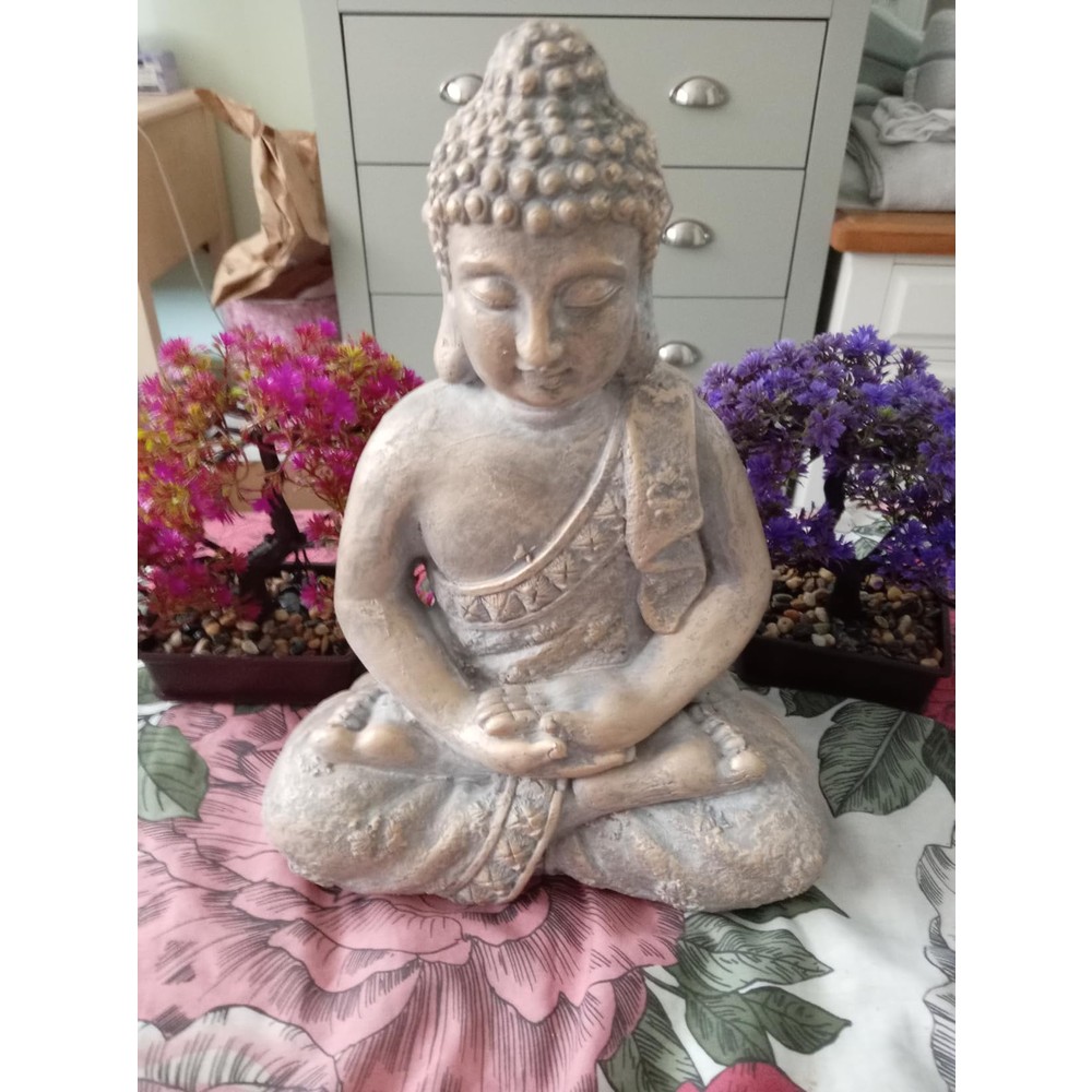 Pink and purple artificial pine bonsai trees (pair, 20cm) — customer photo