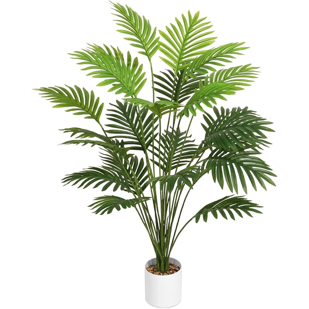 Tuocal compact artificial areca palm in a pot (71cm)