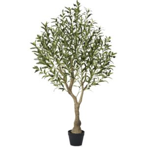 VeriNatural artificial olive tree with a textured trunk (150cm)