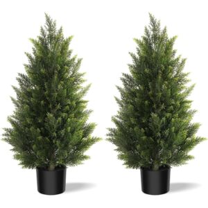 vitalismo cedar topiary 90cm pair