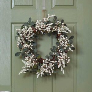 winterberry eucalyptus wreath 60cm